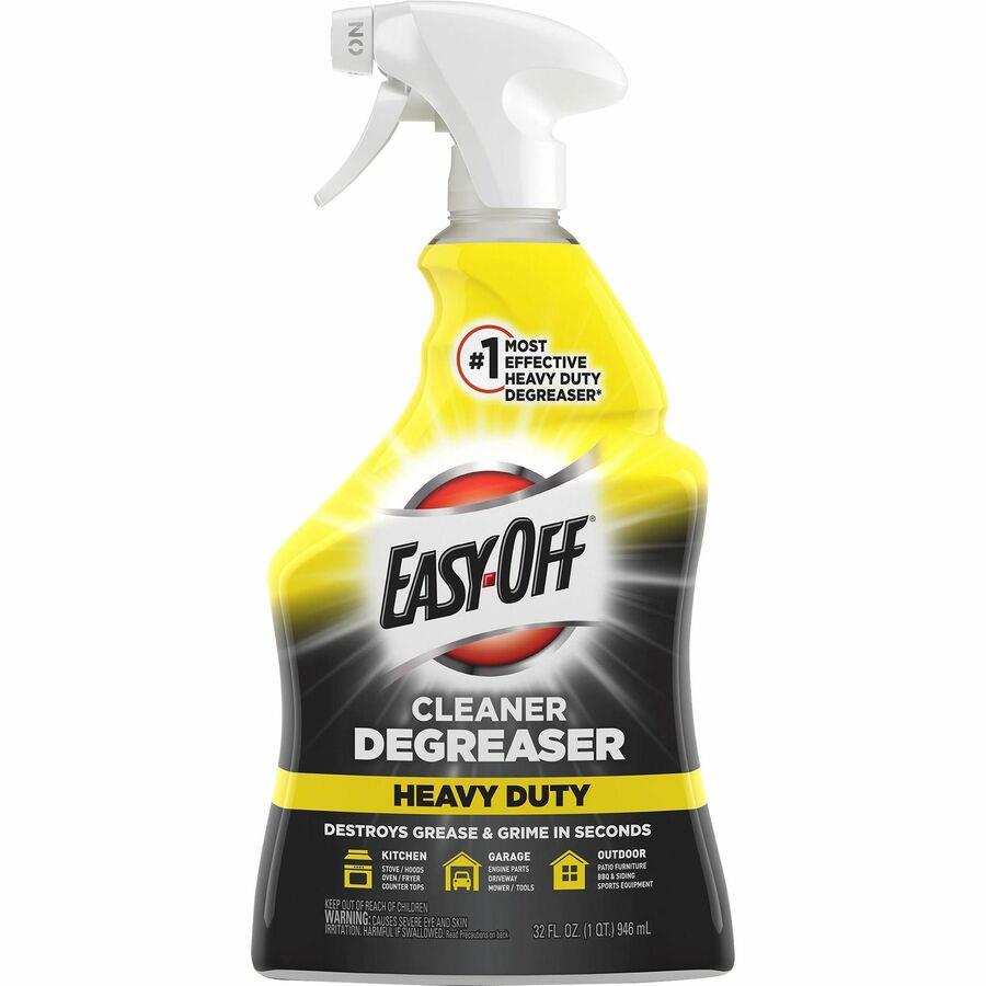 Easy Off Specialty Kitchen Degreaser Cleaner, Clear, Lemon, 16 Fl Oz