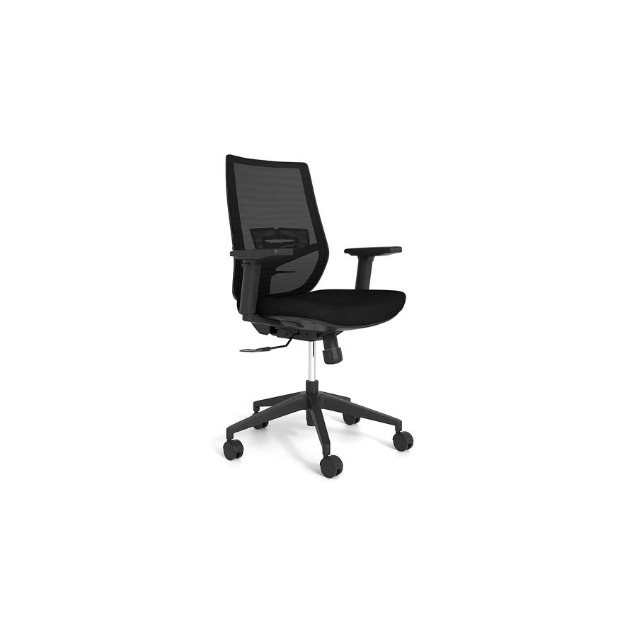 Rent the Upswing Black Work Chair with Arms