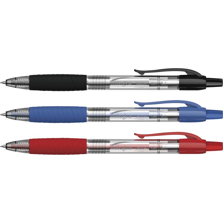 Zebra Sarasa Gel Retractable Pens 0.7mm Assorted Colors 3pk 