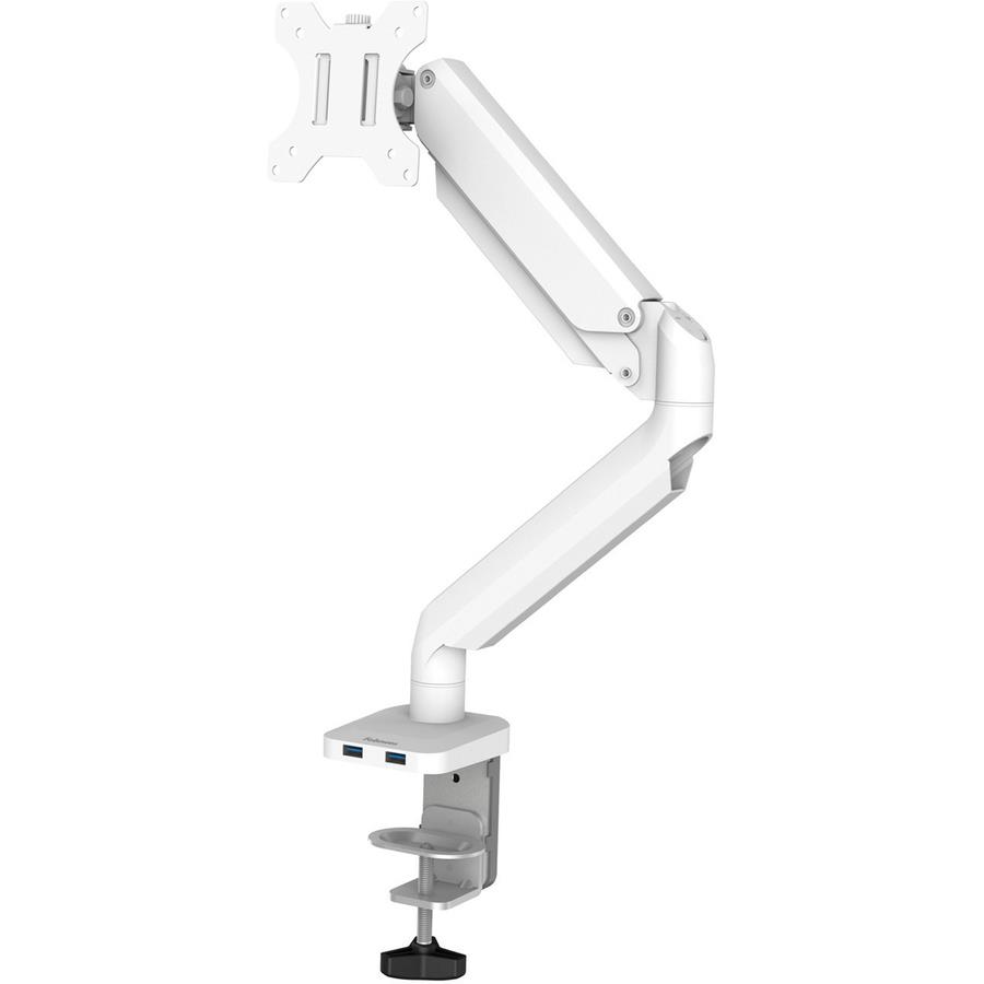Fellowes Platinum Series Single Monitor Arm - White - 1 FEL8056201
