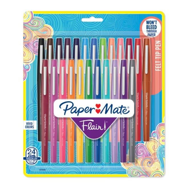 Papermate Flair Pumpkin Ultra Fine Felt Tip Pens Pack of 3 