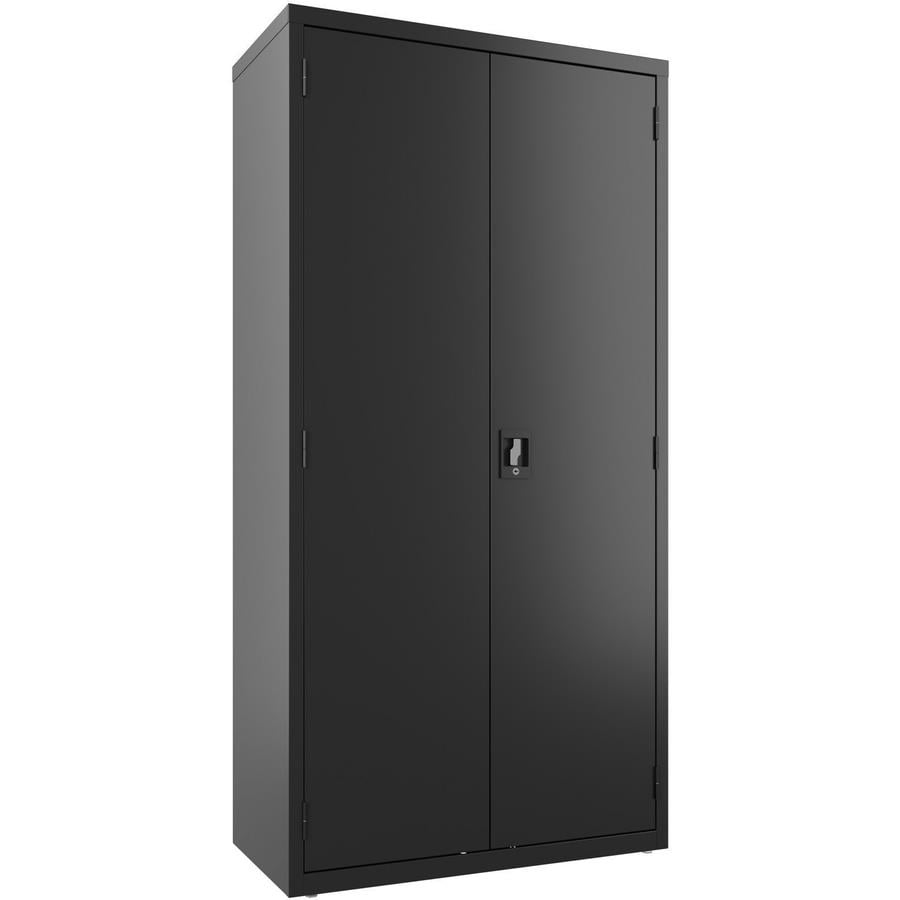 Lorell Fortress Series Steel Wardrobe Cabinet Light Gray - Office Depot