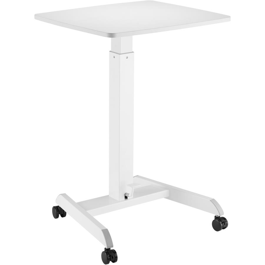 Small Footprint Sit-Stand Mobile Workstation - Black