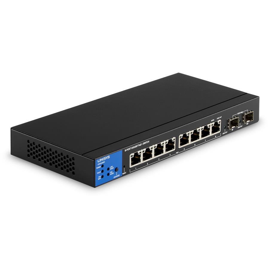 StarTech.com Industrial 8 Port Gigabit PoE Switch - 30W - Power Over  Ethernet GbE PoE+ Network IP-30