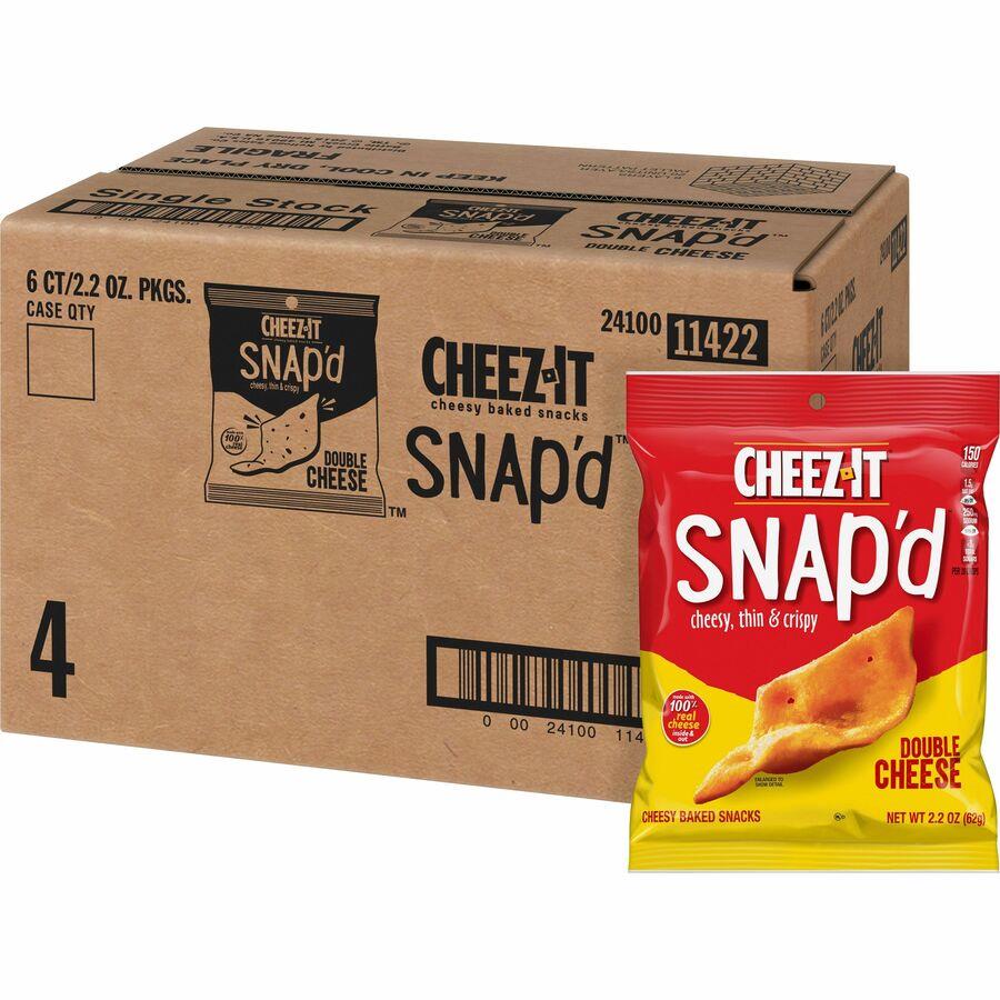 Cheez-It Snap'd Double Cheese Crackers
