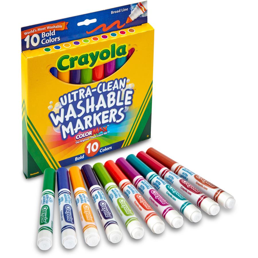 Washable Broad Tip Marker Class Pack - 200 Per Box
