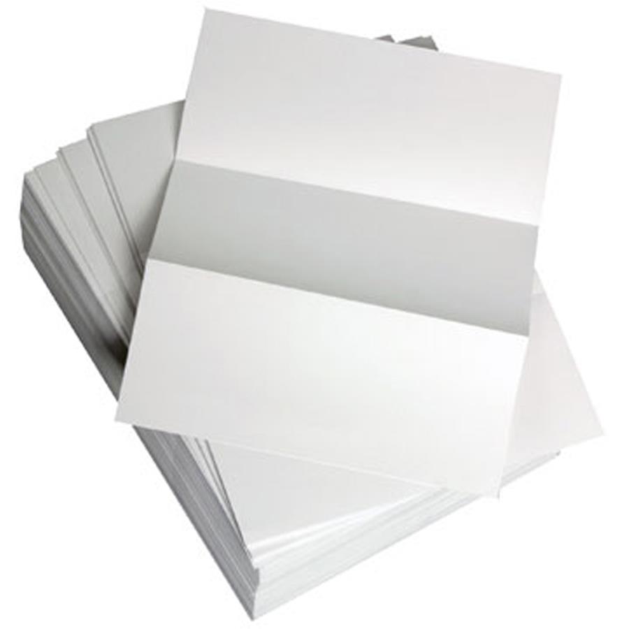 Sparco Perforated Blank Computer Paper - 8 1/2 x 11 - 20 lb Basis Weight  - 230 / Carton - Perforated - White - Computer Paper, Sparco Products