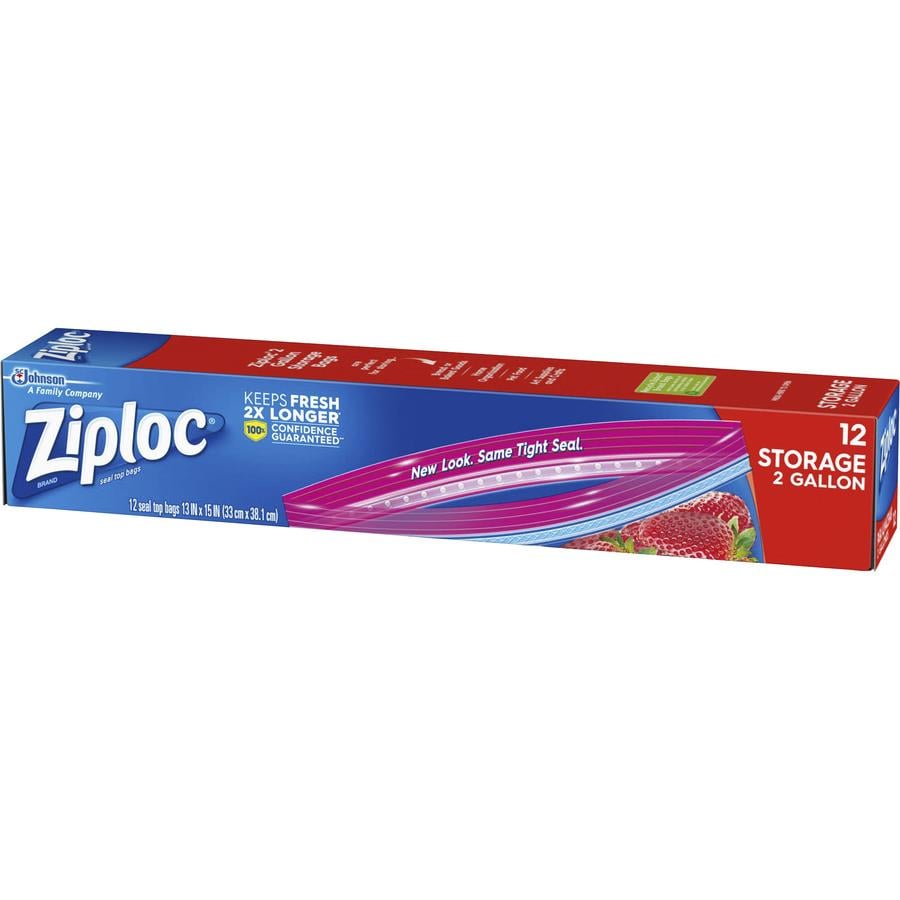 Ziploc 1-Gallon Storage Bag, 250 per Pack - 1 per Case