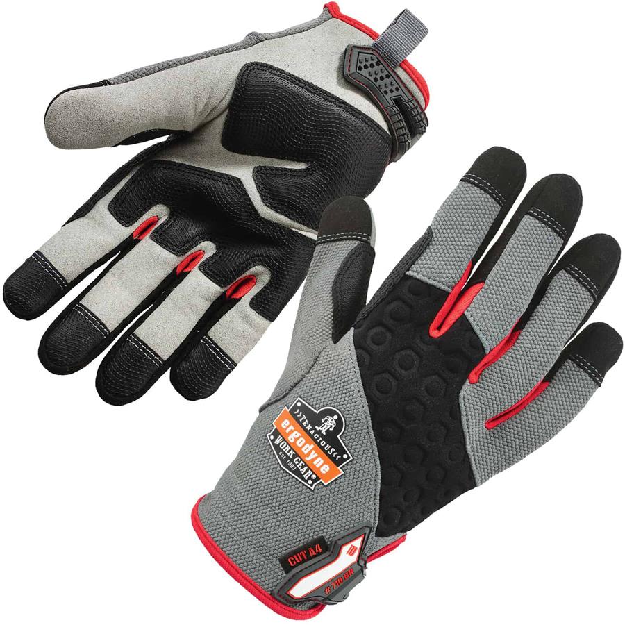 Ergodyne ProFlex 821 Smooth Surface Handling Gloves, Black, Small