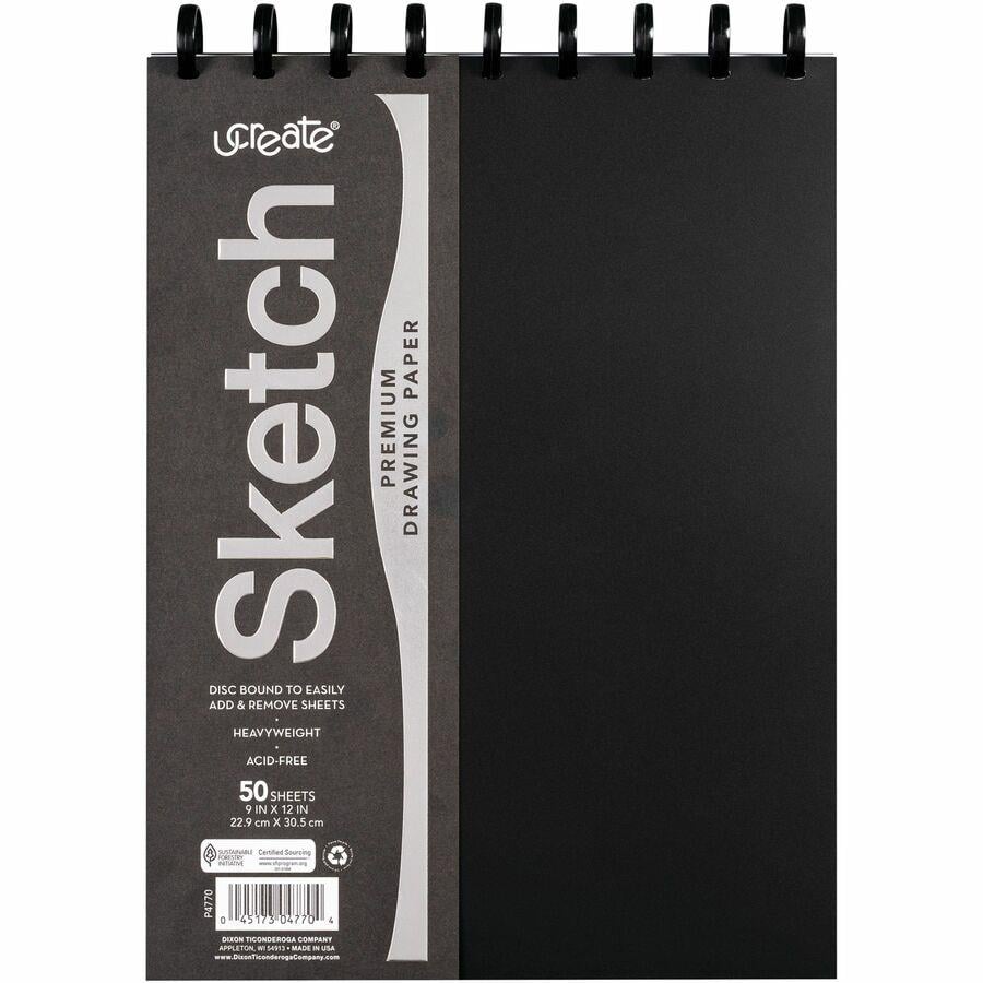 Pacon Art Street Drawing Paper Pad 9 x 12 White 24 Sheets - Office
