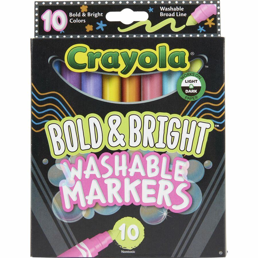 Crayola Classic Colors Broad Line Markers 10 Markers in 3 Pack Non-Toxic