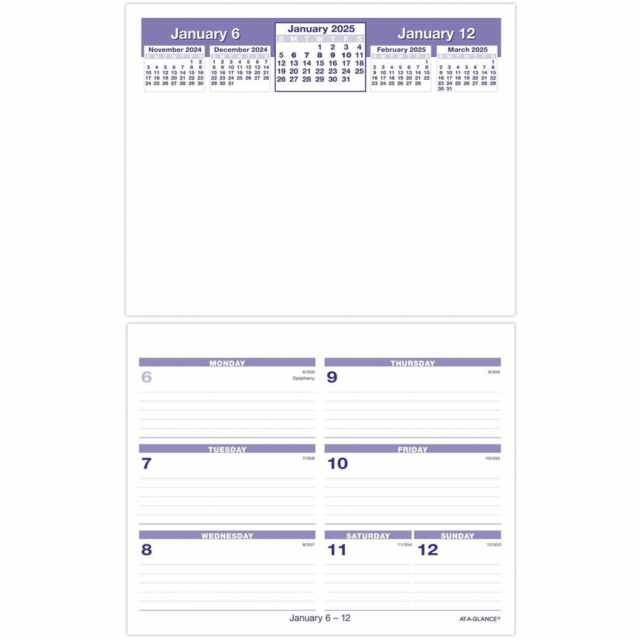 At-A-Glance Flip-A-Week Desk Calendar Refill - Small Size AAGSW705X50, AAG SW705X50 - Office Supply Hut at-a-glance-flip-a-week-desk-calendar-refill-small-size-aagsw705x50-aag-sw705x50-office-supply-hut