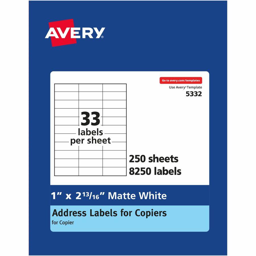 Avery® Pearlized Address Labels