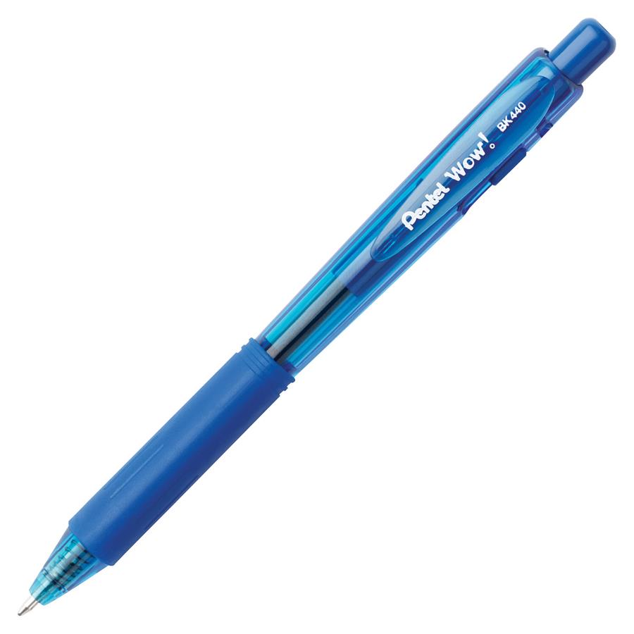 Pentel R.S.V.P. Ballpoint Pens Fine Point 0.7 mm Clear Barrel