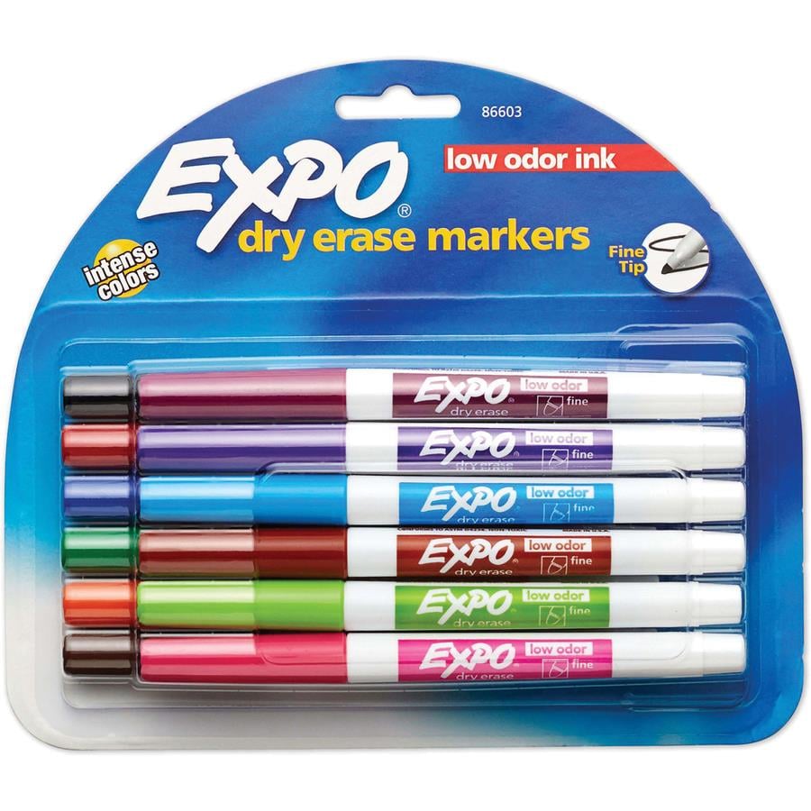 SAN86603　Low-Odor　Marker　Hut　Expo　Office　Fine　Supply　Dry-erase　Chisel　Markers　Point
