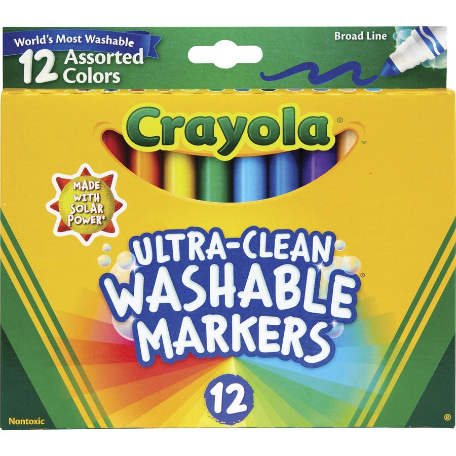 Bulk Ultra-Clean Washable Markers & Large Crayons, 256 Count Classpack, Crayola.com
