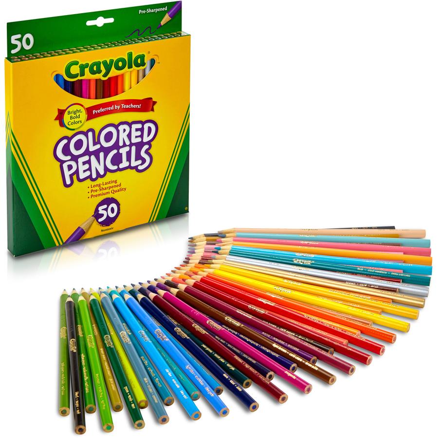 Scholar Colored Pencil Set, 3 mm, 2B, Assorted Lead and Barrel