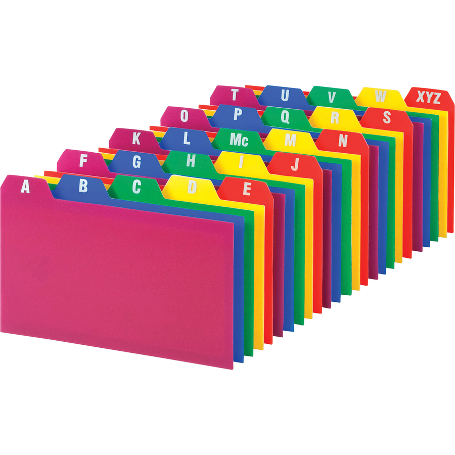 Bene A-Z Index Divider - A4 Card Stock 24 Page Organizer With Labels
