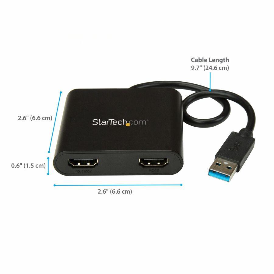 StarTech.com Adaptateur Thunderbolt 3 vers Double HDMI 2.0