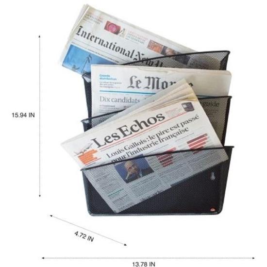 Alba Mesh Wall File Set - 3 Pocket(s) - Compartment Size 6.69 Alba Mesh Wall File Set - 3 Pocket(s) - Compartment Size 6.69
