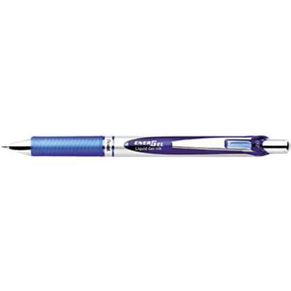 Pentel EnerGel RTX Liquid Gel Pen - Medium Pen Point - 0.7 mm Pen Point  Size - Refillable - Retractable - Blue Gel-based Ink - Silver Barrel - ICC  Business Products