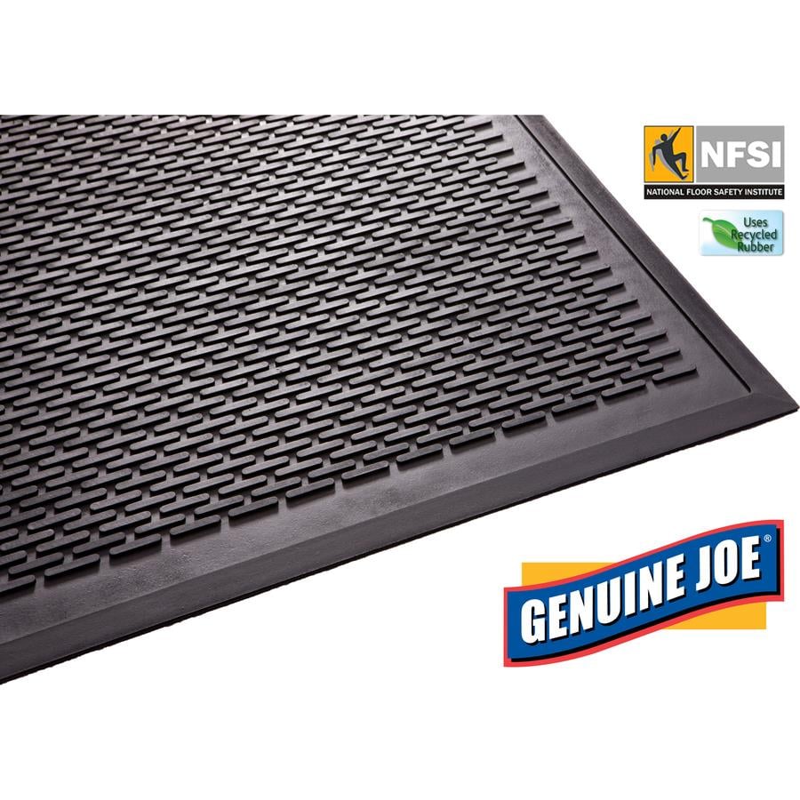 Crown Mat-A-Dor Entrance Scraper Mat Rubber 24 x 32 Black