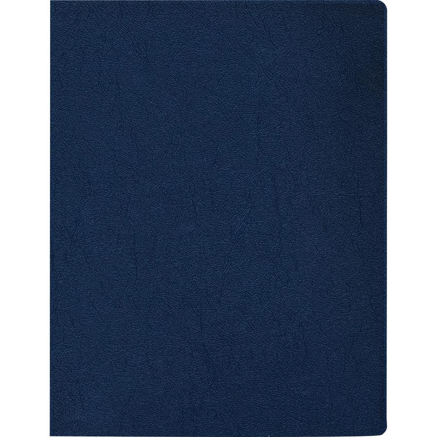 GBC Linenweave Binding Covers 8 34 x 11 14 Navy Blue Box Of 50 - Office  Depot