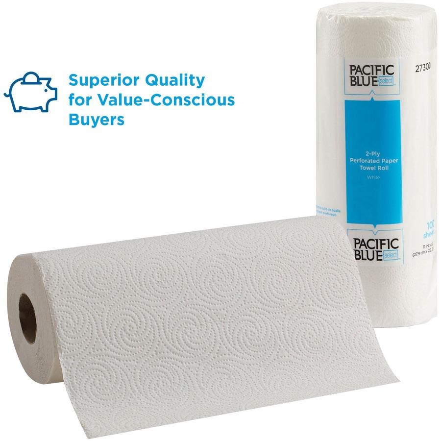 Pacific Blue Select Paper Towel Rolls by GP Pro - 2 Ply - 11 Pacific Blue Select Paper Towel Rolls by GP Pro - 2 Ply - 11