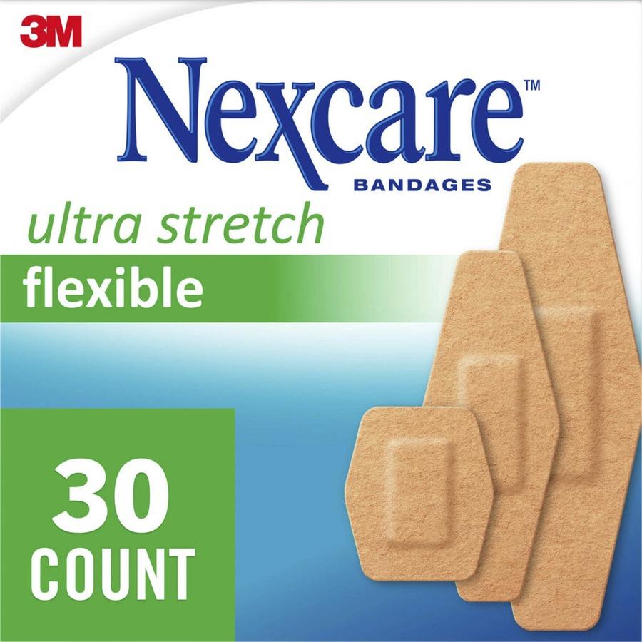 Nexcare Waterproof Bandages - Assorted Sizes (30/Box)