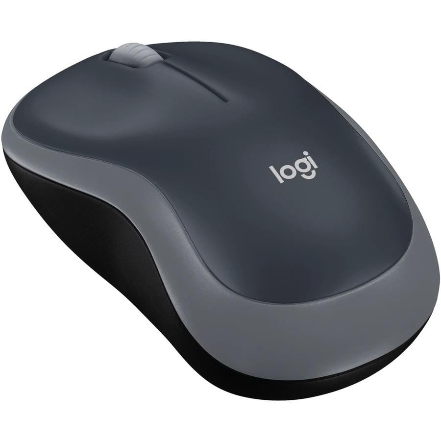  Logitech M185 Wireless Mouse, 2.4GHz with USB Mini Receiver,  12-Month Battery Life, 1000 DPI Optical Tracking, Ambidextrous  PC/Mac/Laptop - Swift Gray : Electronics