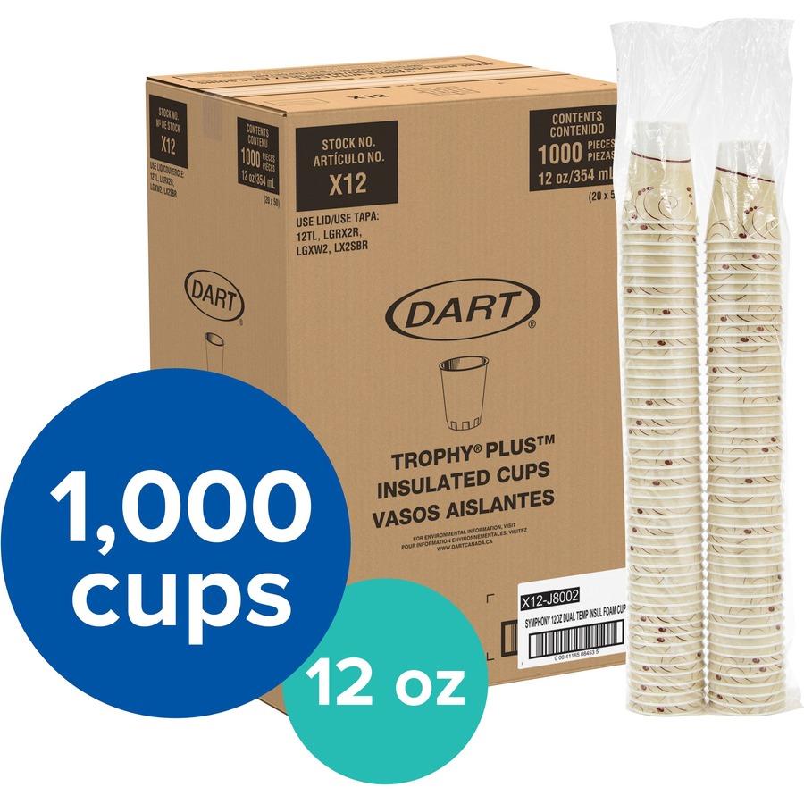 Solo Paper Hot Cups 12 Oz Maroon Carton Of 300 Cups - Office Depot