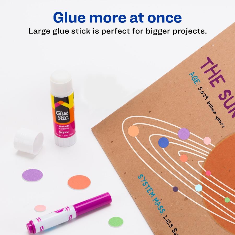 UHU Color Glue Stic, Blue, 40G