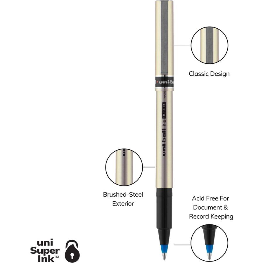 uni ball Vision Rollerball Pens Fine Point 0.7 mm Assorted Barrels