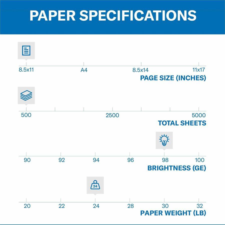 Elite Image Multipurpose Paper - 98 Brightness - Letter - 8 1/2 Elite Image Multipurpose Paper - 98 Brightness - Letter - 8 1/2