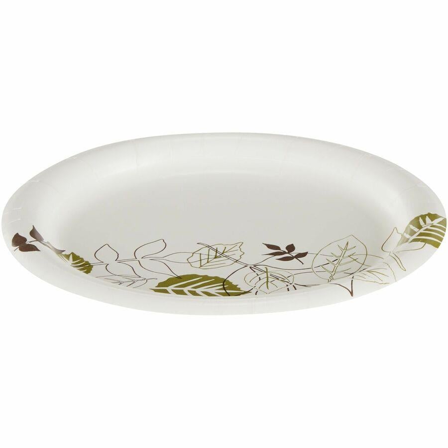 Dixie Ultra® Pathways 10-1/16 Heavyweight Paper Plates by GP Pro - Serving  - Pathways - Microwave Safe - White - Paper Body - 125 Pack
