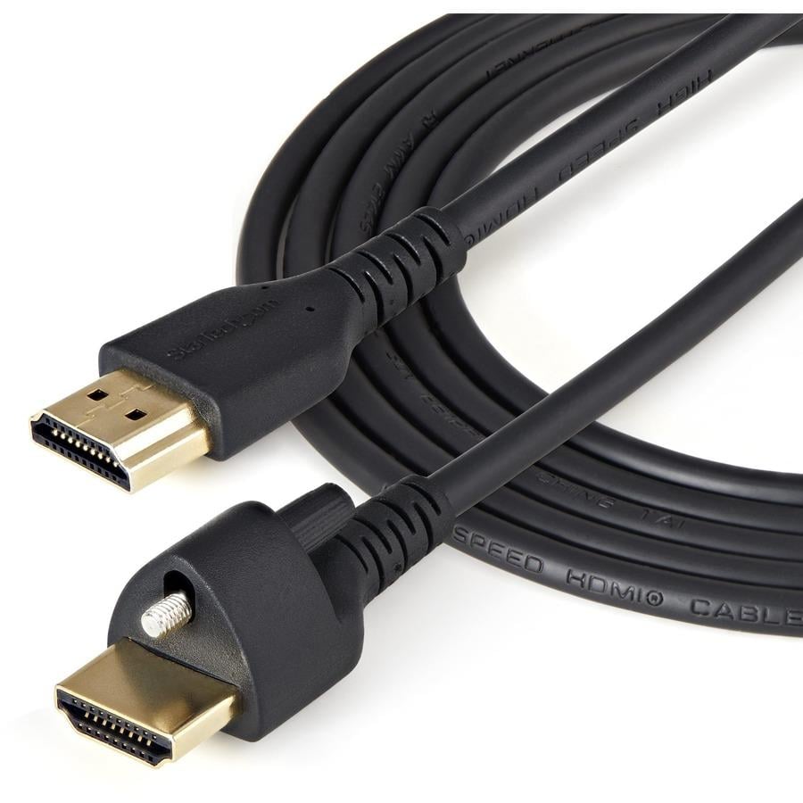 StarTech.com 6ft (2m) DisplayPort to HDMI Cable - 4K 30Hz - DisplayPort to  HDMI Adapter Cable - DP 1.2 to HDMI Monitor Cable Converter - Latching DP