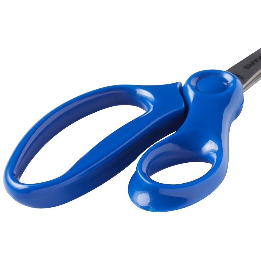 Sparco 8 Bent Multipurpose Scissors, Blue