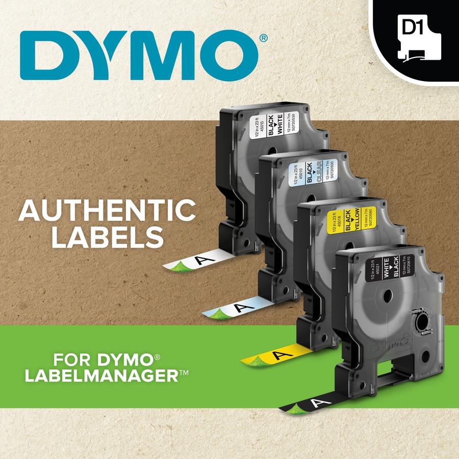 Dymo LetraTag Label Maker Tape Cartridge - 1/2 Width - Direct