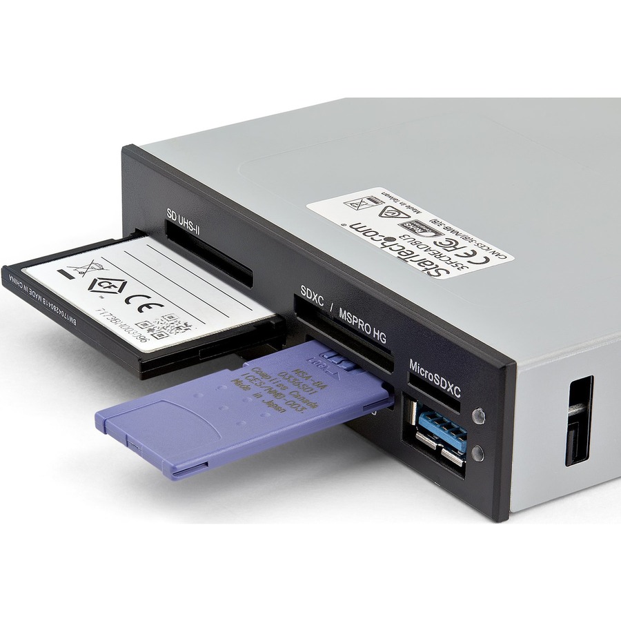 Star Tech.com USB 3.0 Internal Multi-Card Reader with UHS-II Support - SD/Micro  SD/MS/CF Memory Card Reader - SD, MultiMediaCard (MMC), SDXC, SDHC, miniSD,  microSD, microSDHC, CompactFlash Type I, CompactFlash Type II, Memory