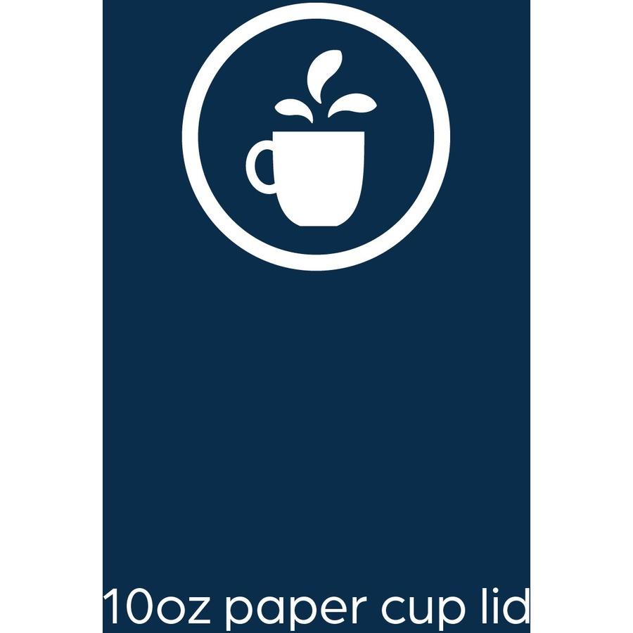 Flavia Hot Beverage Paper Cups - 10 fl oz - 1000 / Carton - Blue - Paper - Beverage, Hot