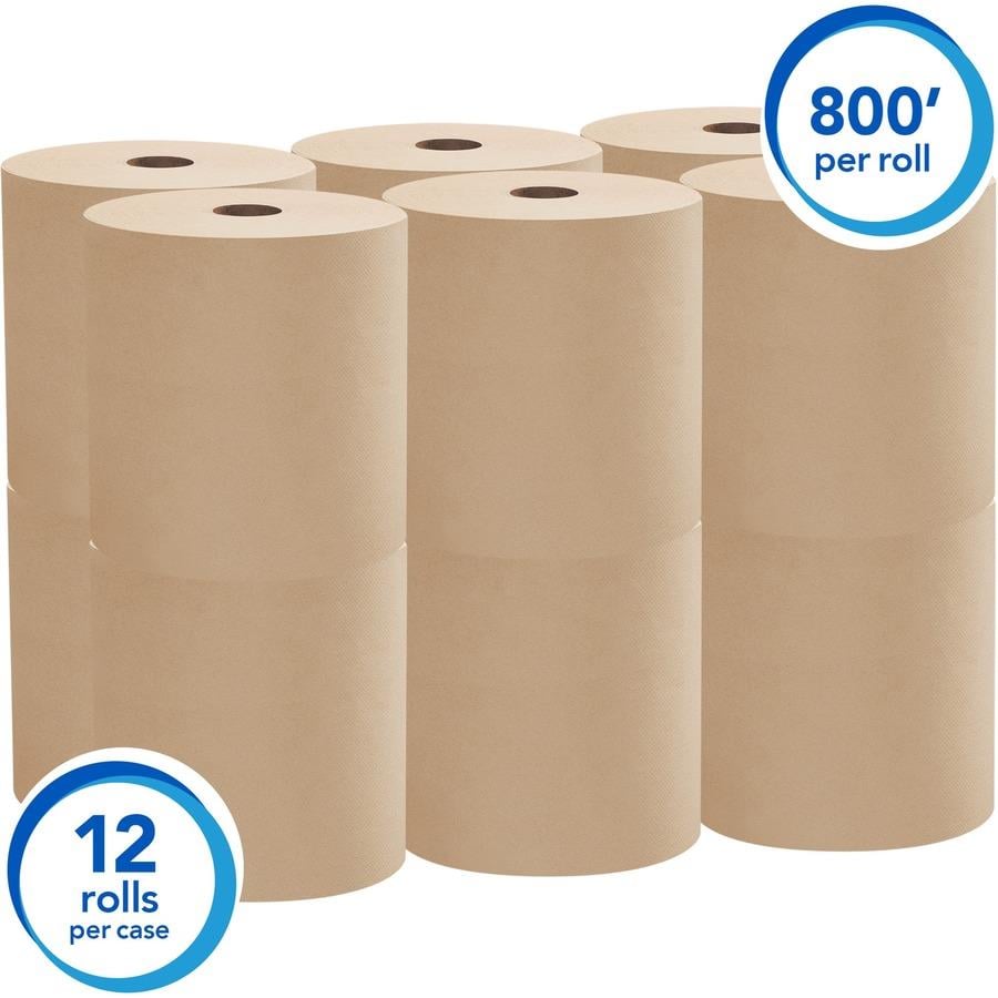 8 Natural Kraft Paper Towel (Hardwound & 6/Case)