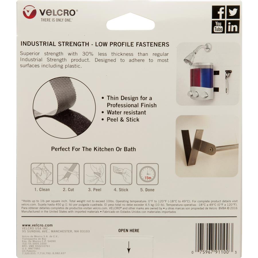 VELCRO Brand Industrial Strength Tape 10 x 2 White - Office Depot