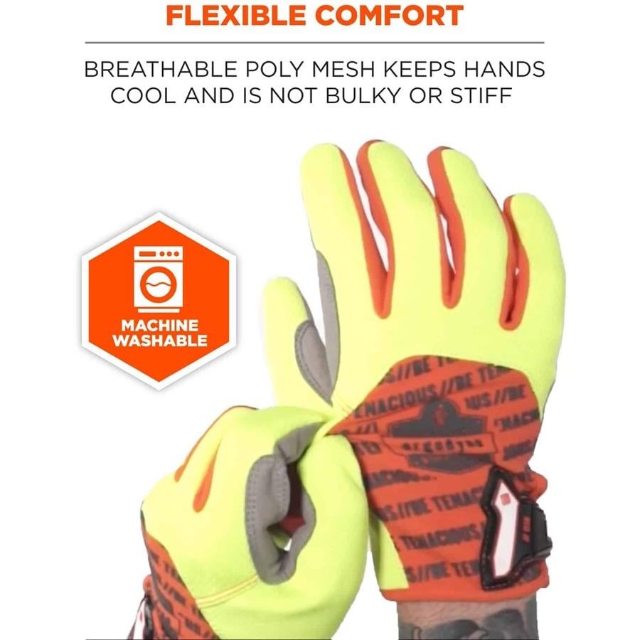 ProFlex 7031 2XL Gray Nitrile-Coated Cut-Resistant Gloves A3 Level