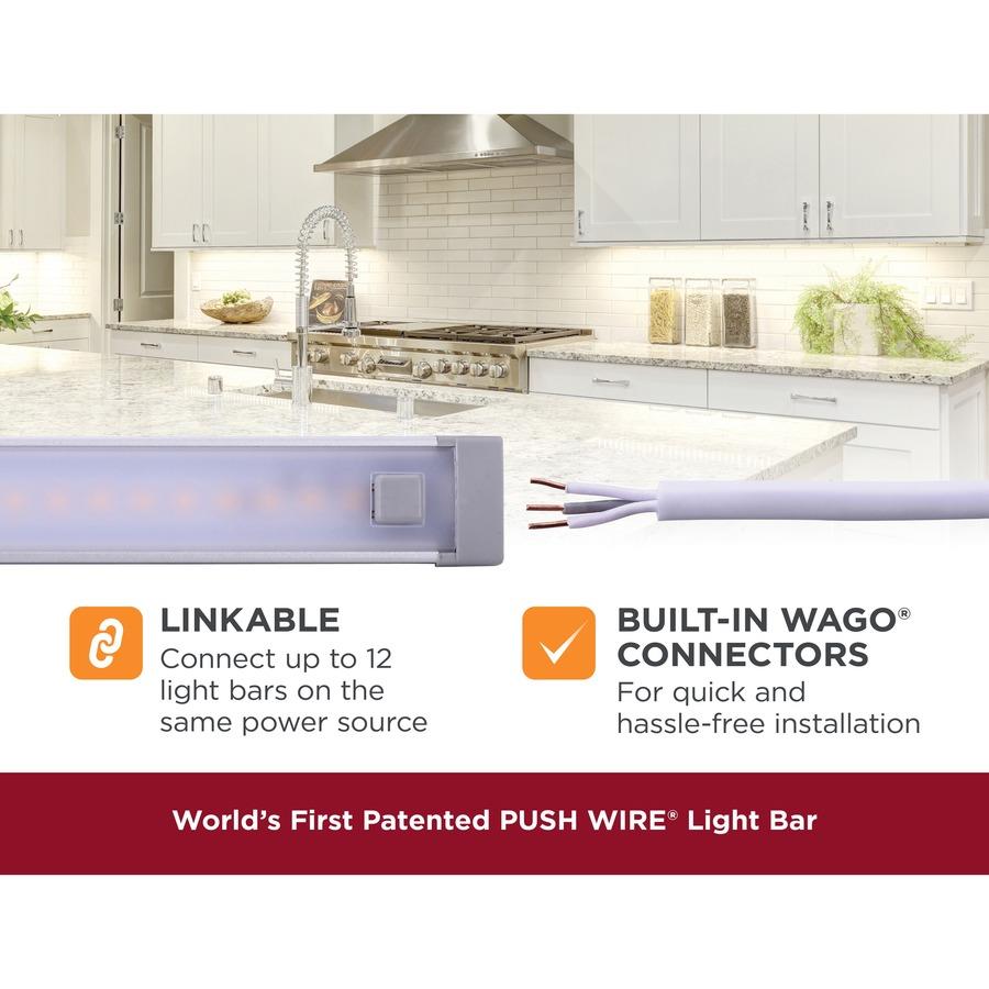 Bostitch Push Wire Under Cabinet Light Bar - LED Bulb