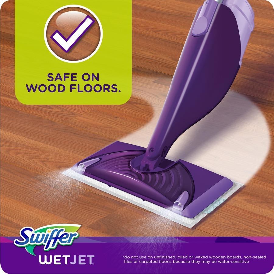 Swiffer WetJet Mopping Pad Refill - 10 Length - Cotton - Green