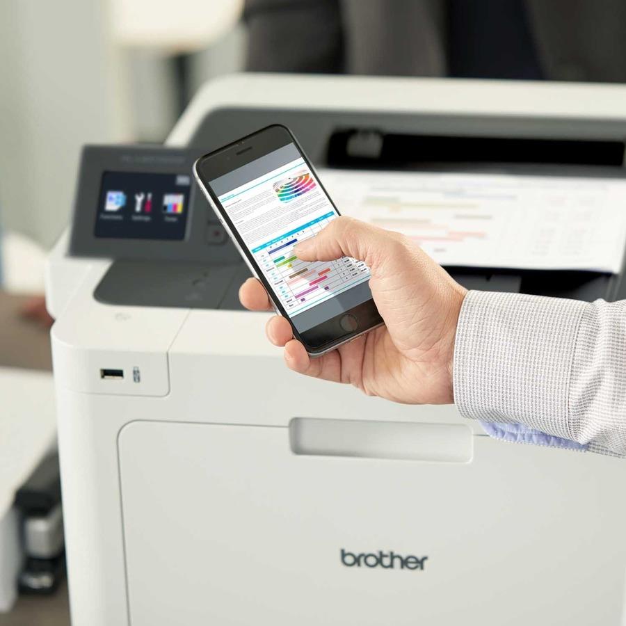  Brother HL-L3295CDW Wireless Compact Digital Color Printer with  Laser Quality Output, Duplex, NFC, Mobile & Ethernet