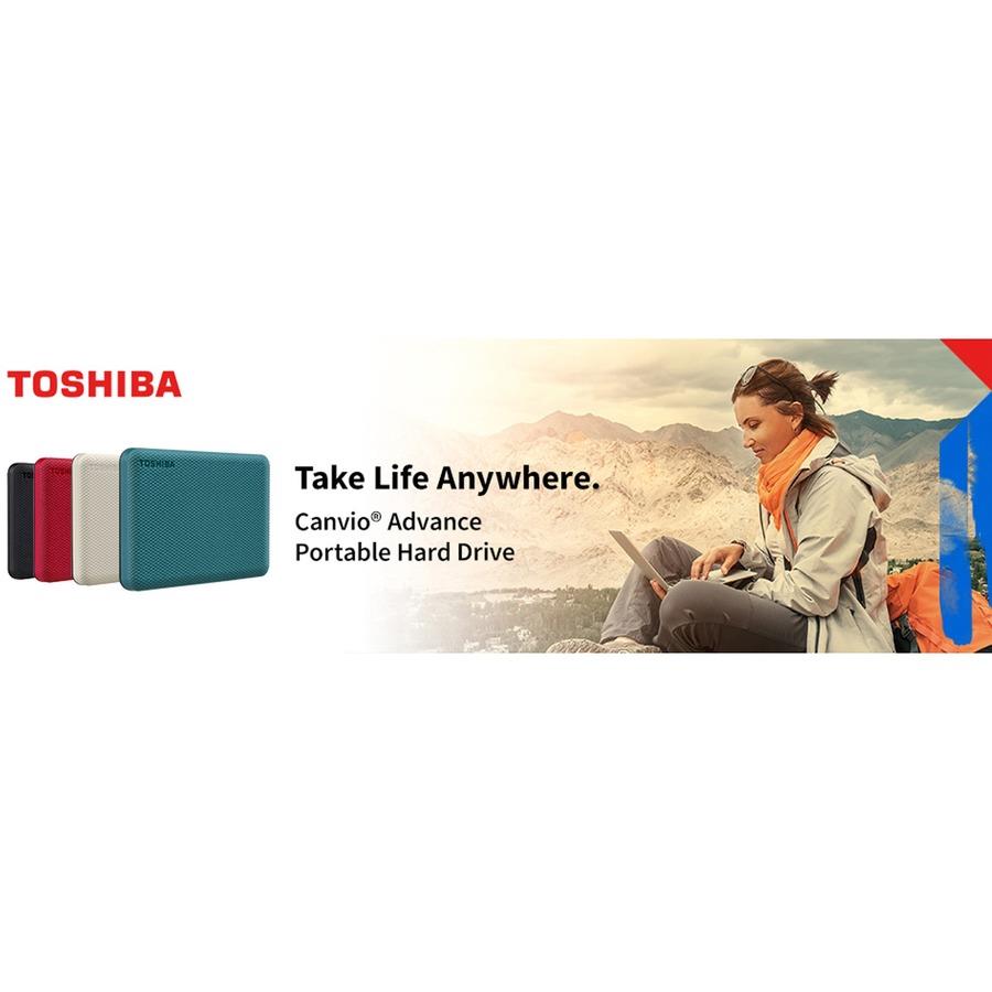  Toshiba Canvio Advance 2TB Portable External Hard