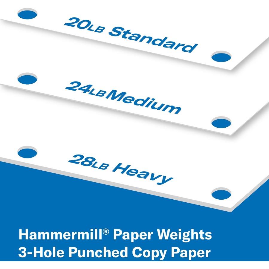 Hammermill Paper for Copy 8.5x11 Laser, Inkjet Recycled Paper - White -  Recycled - 30% Recycled Content - HAM86700 