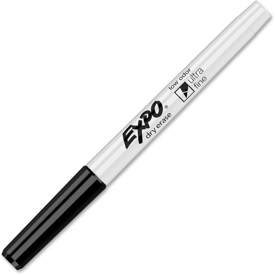 Expo Ultra-Fine Tip Dry Erase Markers - Set of 4, Black