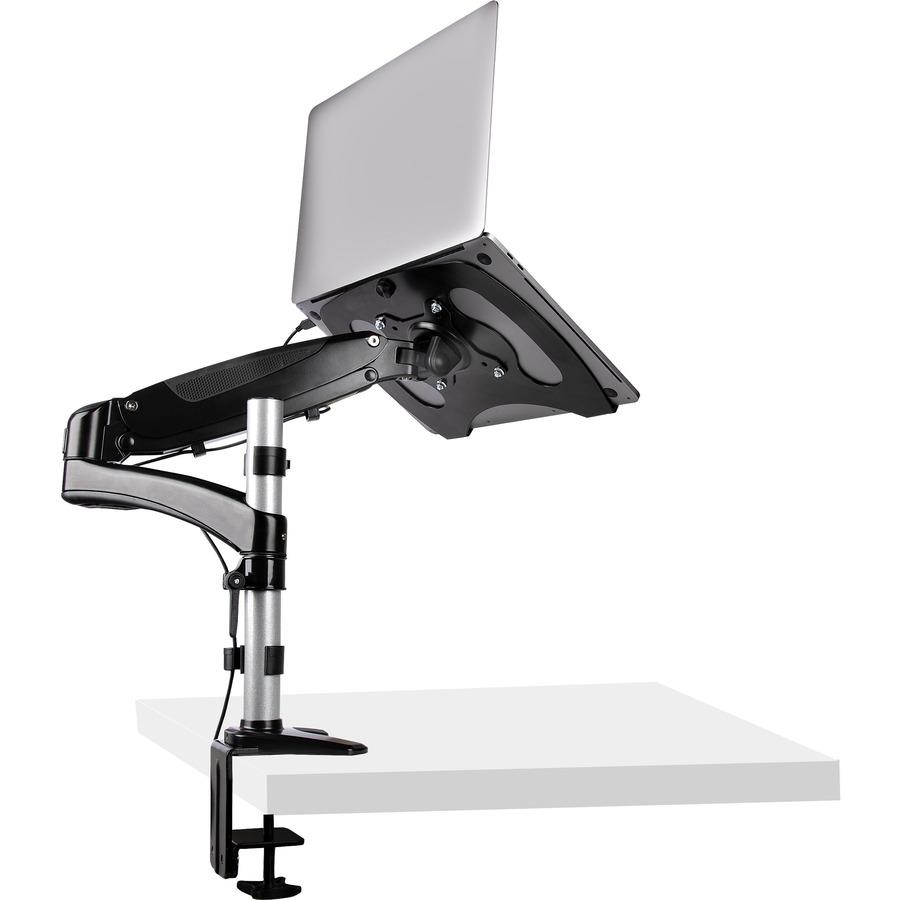 StarTech.com Desk Mount Laptop Arm, Full Motion Articulating Arm/Stand for  Laptop or 34 (17.6lb/8kg) Monitor, VESA Mount Laptop Tray - Desk mount  laptop arm/stand with tray - Or 34 inch monitor VESA